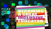F.R.E.E [D.O.W.N.L.O.A.D] Becoming a Great Inclusive Educator (Disability Studies in Education)