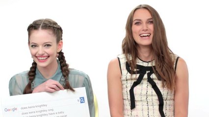 Keira Knightley & Mackenzie Foy Answer the Web's Most Searched Questions