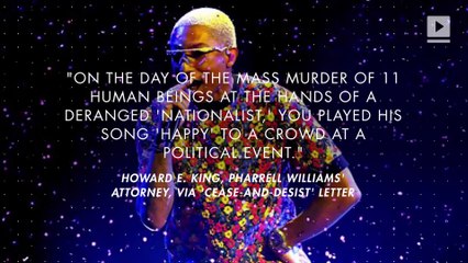 Pharrell Williams Sends Trump Cease-and-Desist for Playing 'Happy'