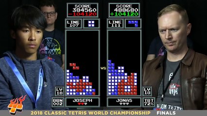 Finale du championnat du monde de Tetris 2018