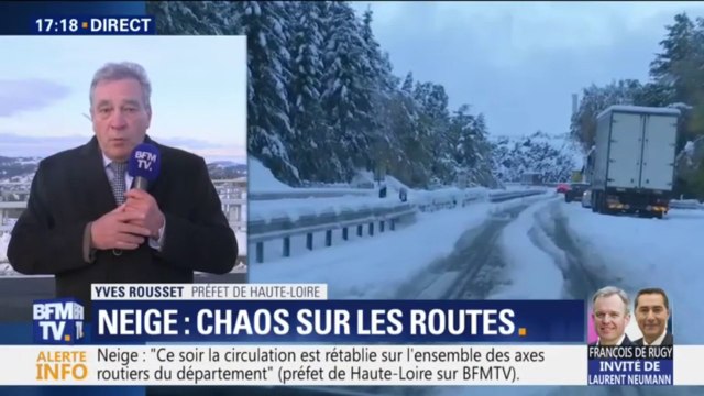 Haute-Loire: le préfet regrette le désordre généré par les poids lourds et véhicules qui ont bravé les interdictions de circulation