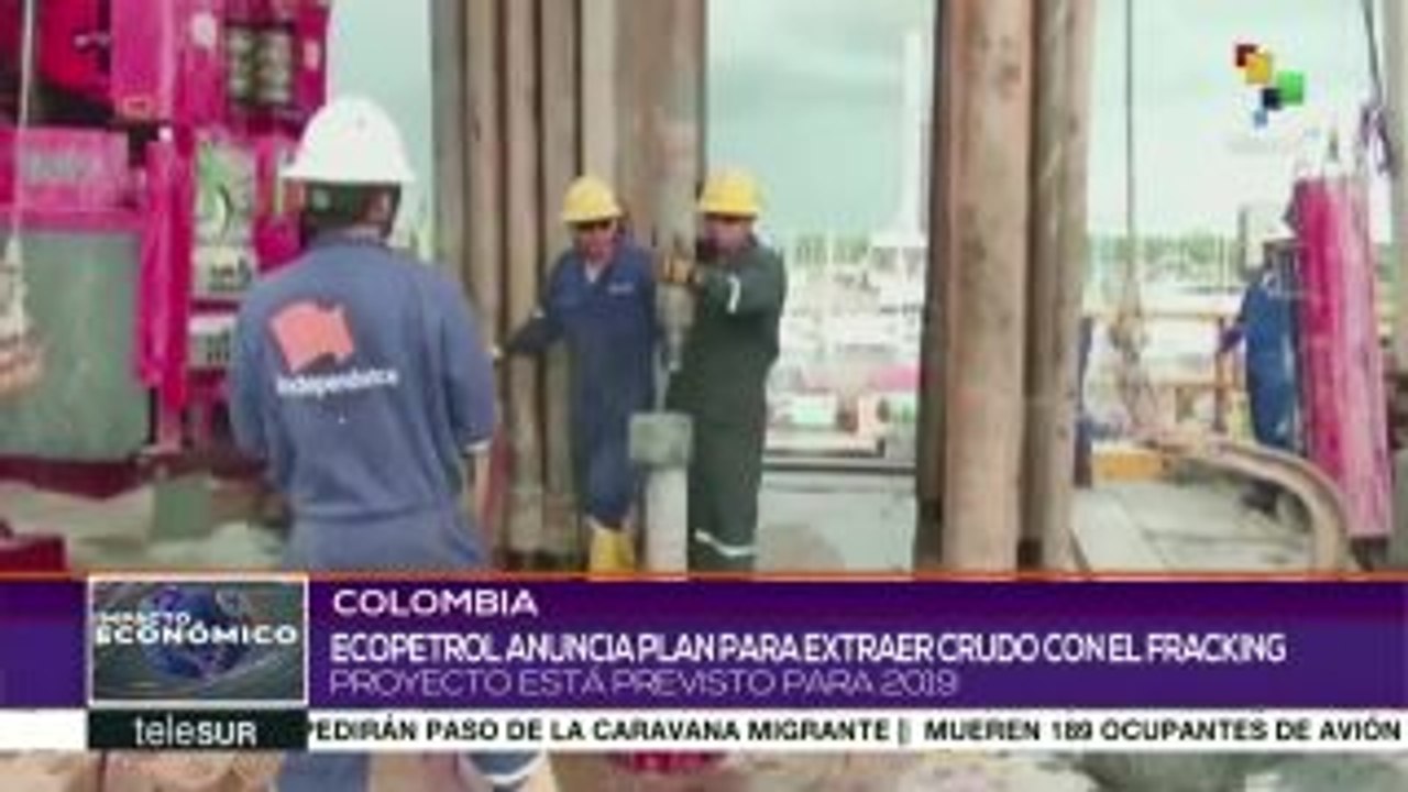 Colombia: Ecopetrol anuncia plan para extraer crudo con fracking