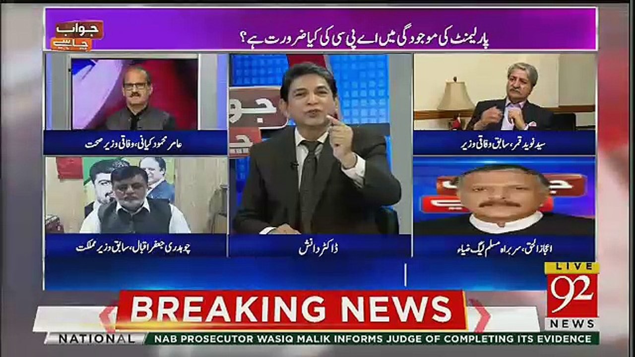 Jafar Iqbal And Amir Qayani Debate About Azam Swati Case