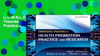 D.O.W.N.L.O.A.D [P.D.F] Emerging Theories in Health Promotion Practice and Research [E.P.U.B]