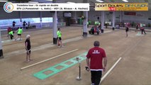 Troisième tour, tir rapide en double, France Club Elite 2 F, J1, Veyrins Thuellin contre Saint-Victor, saison 2018/2019