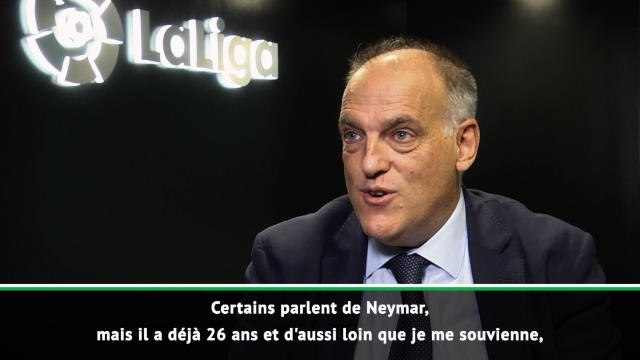 Tebas La création d'un trophée Lionel Messi est une excellente idée