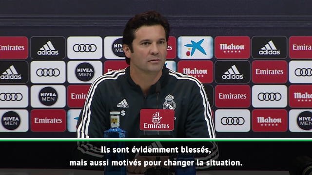 Real Madrid - Solari : Les joueurs sont motivés pour changer la situation