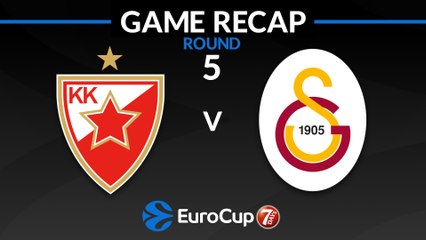 Highlights: Crvena Zvezda mts Belgrade - Galatasaray Istanbul
