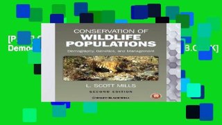 [P.D.F] Conservation of Wildlife Populations: Demography, Genetics, and Management [E.B.O.O.K]