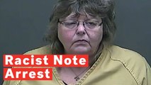 Indiana Woman Arrested For Writing Racist Note