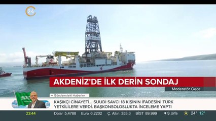 Fatih, Akdeniz'de sondaj çalışmasına başladı