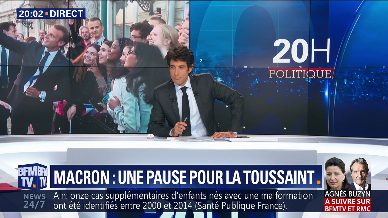 Emmanuel Macron s'accorde une pause pour la Toussaint
