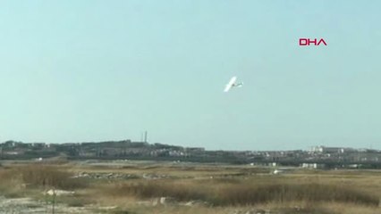 Antalya'da Düşen Uçak Temmuz'da Bir Otomobile Böyle Çarpmıştı