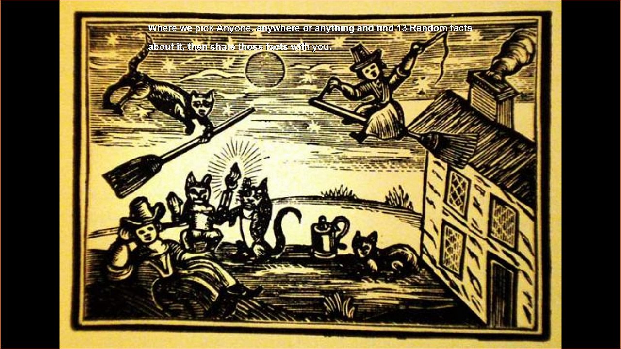13 Random Facts : Witches