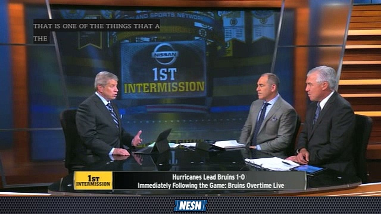 Amica Coverage Cam: Bruins Limited To Five First-Period Scoring Chances Vs. Hurricanes