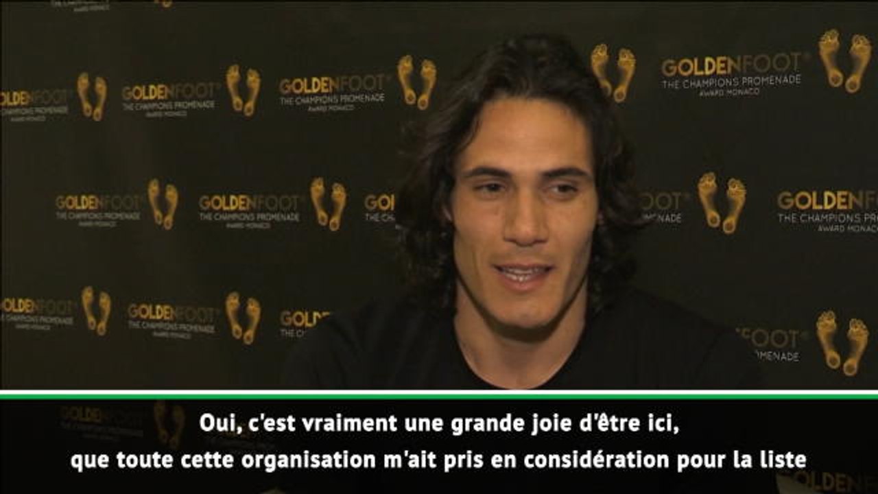SOCIAL: Football: Ligue 1: PSG - Cavani "Cette reconnaissance est une grande joie"