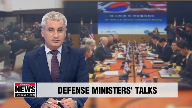 S. Korea, U.S. hold defense talks in Washington to address security issues including OPCON transfer