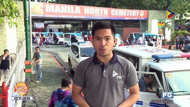 Update sa sitwasyon sa Manila North Cemetery kaugnay ng Undas