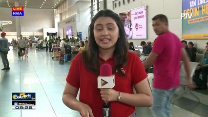 Mga pasahero sa NAIA, dagsa na