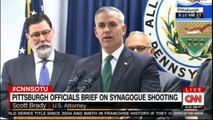 Pittsburgh Officials brief on Synagogue shooting. #CNNSOTU #CNN #News #DonaldTrump #USAttorney