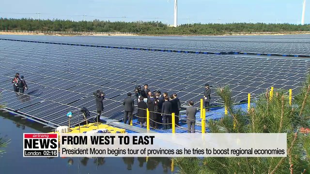 President Moon begins series of regional trips aimed at reviving regional economies