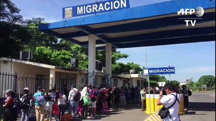 Migrantes salvadoreños cruzarán frontera mexicana hacia EEUU