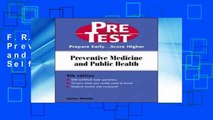F.R.E.E [D.O.W.N.L.O.A.D] Preventive Medicine and Public Health PreTest Self-Assessment and