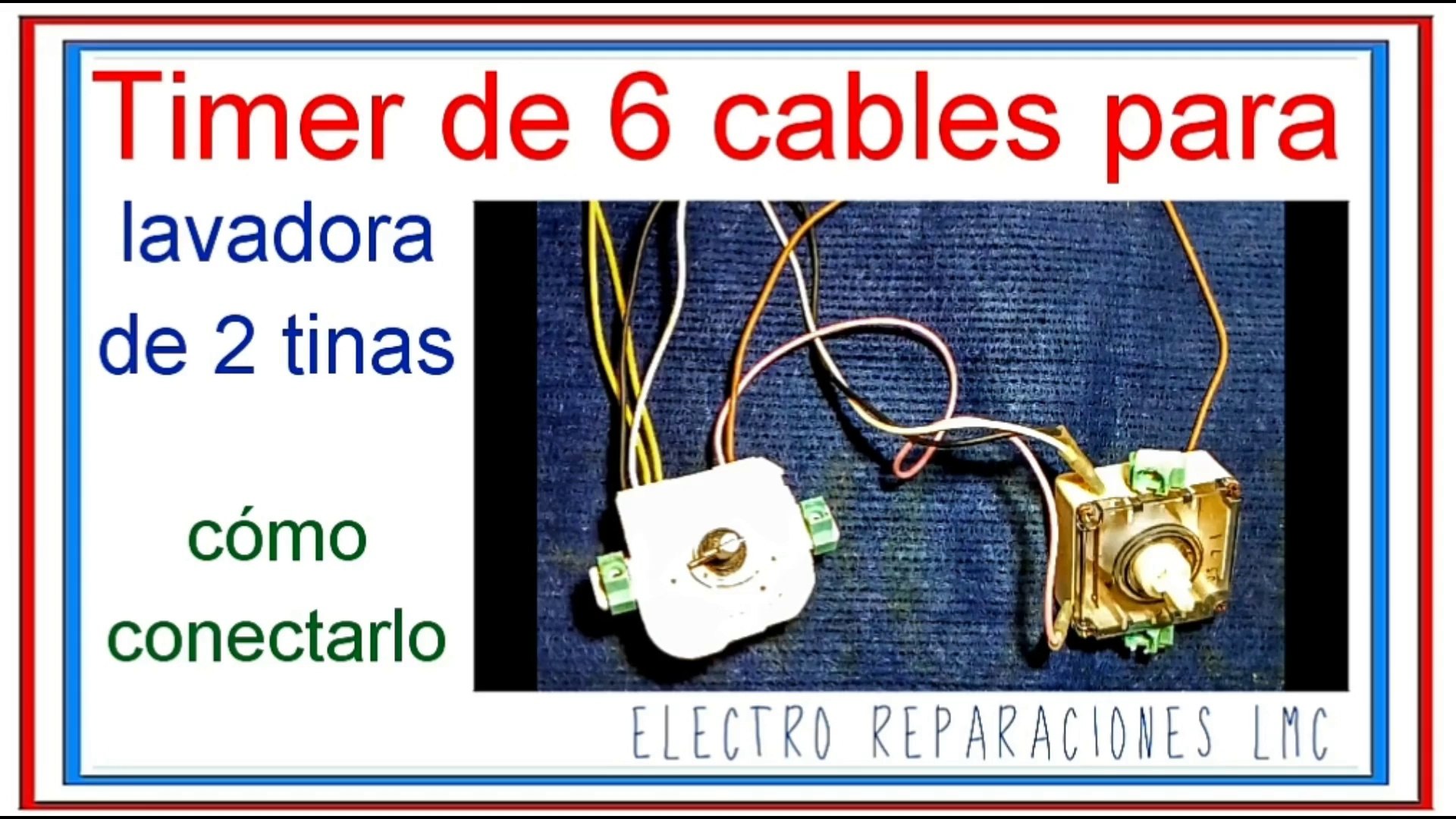 Como Conectar Un Motor De Lavadora De 7 Cables Reseñas Motor