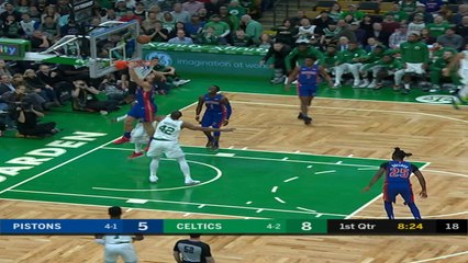 Detroit Pistons at Boston Celtics Raw Recap