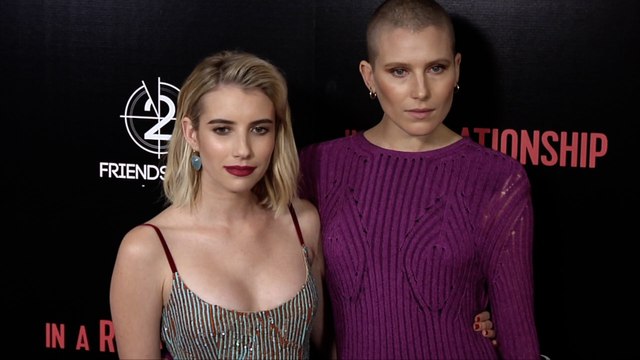 Emma Roberts, Dree Hemingway In a Relationship Premiere Pink Carpet