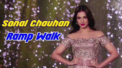 Sonal Chauhan Walks The Ramp For Sneha Parekh At The Wedding Junction Show Day 2