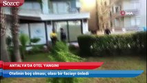 Alanya’da 4 yıldızlı otelde yangın