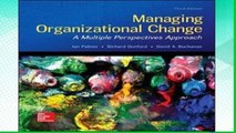 [P.D.F] Managing Organizational Change:  A Multiple Perspectives Approach [E.P.U.B]
