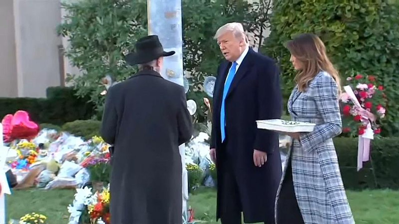 US-Präsident Trump in Pittsburgh