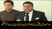 Islamabad: Fawad Chaudhry addresses media