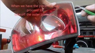 How to paint Seat Ibiza 6L rear lights (1)