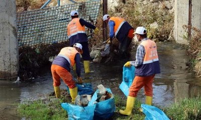 Van Gölü'ne dökülen dereler temizleniyor