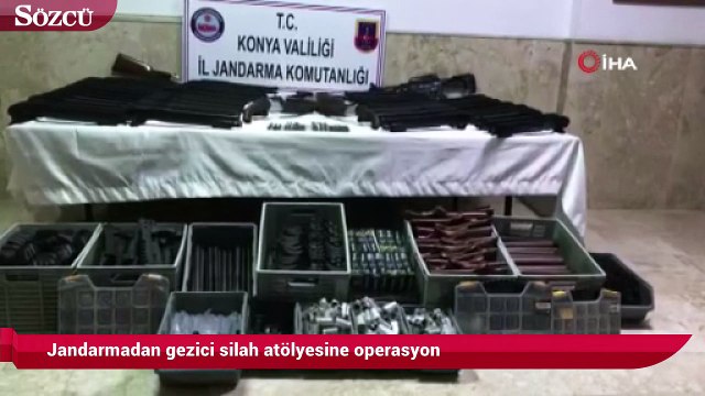 Jandarmadan gezici silah atölyesine operasyon