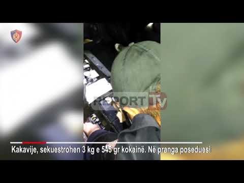 Report TV - Kakavijë, policia i kapën fierakut 4 kg kokainë të fshehur në baterinë e makinës (FOTO)