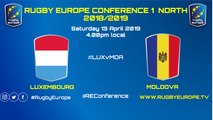 LUXEMBOURG / MOLDOVA - RUGBY EUROPE CONFERENCE 1 NORTH 2018 / 2019