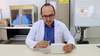 OMÜ'lü akademisyen yerli yapay kemik üretti