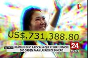 Reátegui indicó que Keiko Fujimori le dio orden para lavado de dinero