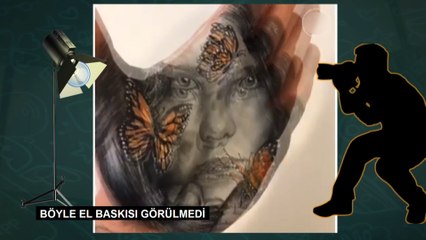 İnanılmaz el baskısı resimler