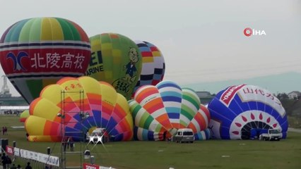 -  Japonya’da Rengarenk Balon Festivali