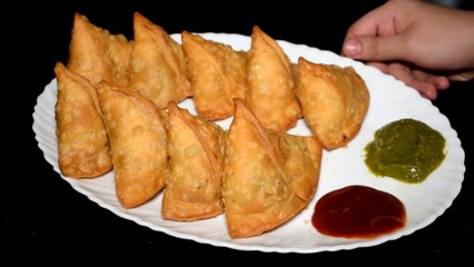 Samosa Recipe With Homemade Dough - Chatpata and Spicy Punjabi Samosa - Special Ramadan Recipe