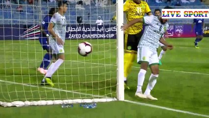 كاس زايد للانديه العربيه مباراه النفط العراقي والهلال السعودي  الشوط الثاني  29_10_2018