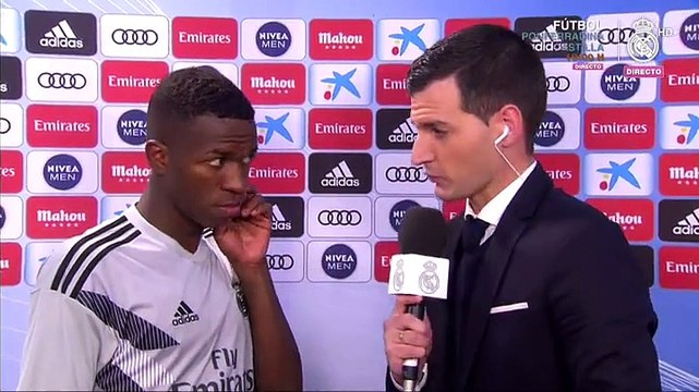 Vinicius: Antes de salir solo pensaba en marcar un gol