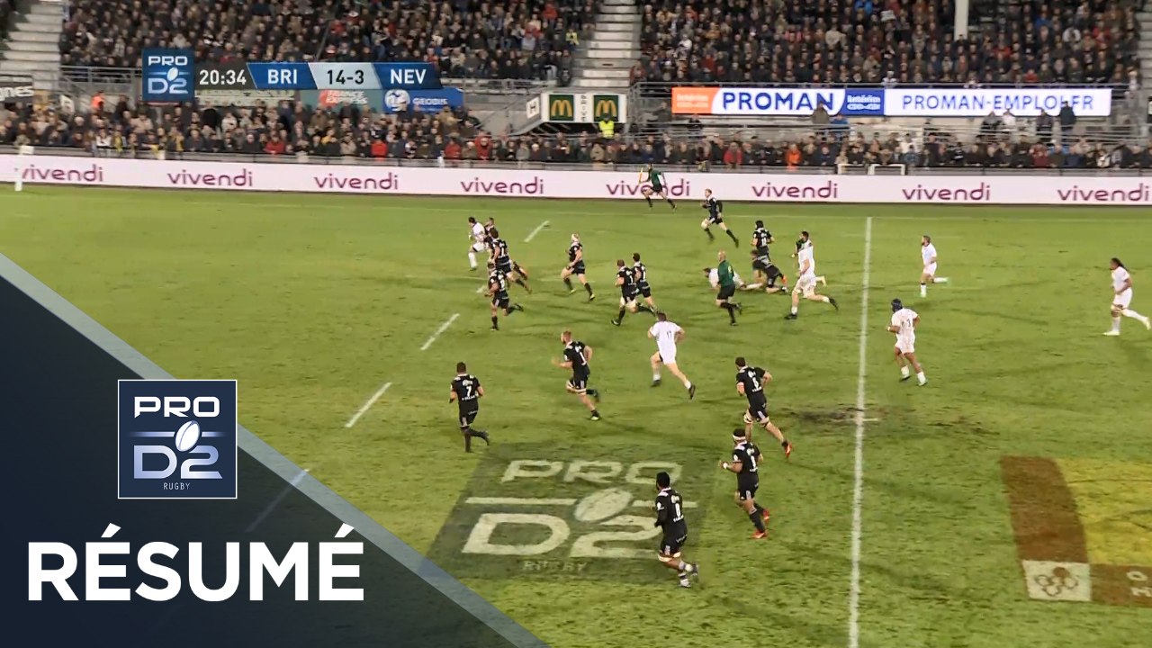 PRO D2 - Résumé Brive-Nevers: 31-13 - J10 - Saison 2018/2019