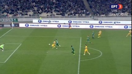 Marko Livaja Requests a Penalty (48') - Panathinaikos vs AEK 03.11.2018 [hd]