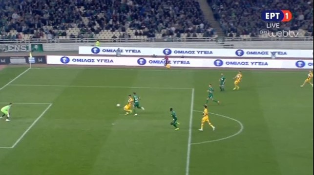 Marko Livaja Requests a Penalty (48') - Panathinaikos vs AEK 03.11.2018 [hd]